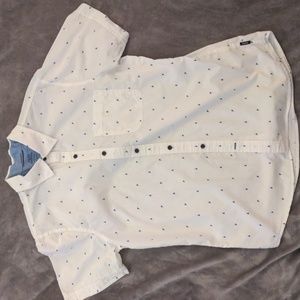 Izod Sailboat Short Sleeve Button-Down Shirt